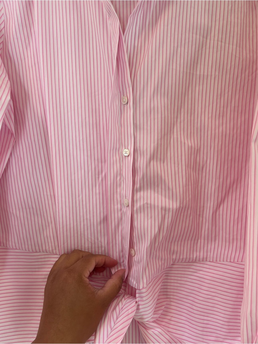 Lilly Pulitzer The Lilly Tie Shirt Conch Shell Pink Size XLarge NWT - Picture 6 of 10